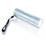 Linterna de aluminio con 9 leds
