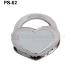 Portabolsas metalico con placa de aluminio
