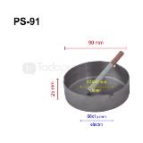 Cenicero en acero inoxidable