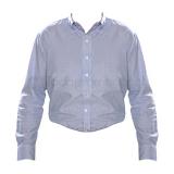 Camisa oxford mil rayas manga larga para caballero