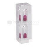 Reloj de arena encapsulado en acrílico