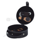 Set de calzado con estuche de curpiel