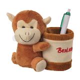 Porta lapices de peluche modelo monito