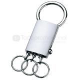 Llavero metálico con argollas separable