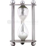 Reloj de arena en  aluminio tiempo 3 min.