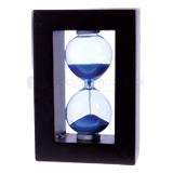 Reloj de arena con marco de madera