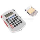 Calculadora con porta notas y pluma