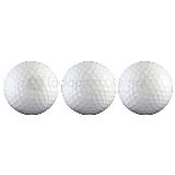 Set de 3 pelotas de golf amateur.