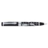 Boligrafo metalico cromado y esmaltado