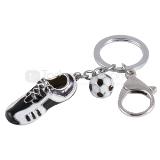 Llavero metalico con esmalte