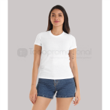 Playera dama eurocotton cuello redondo para sublimar