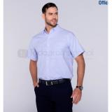 Camisa oxford manga corta para caballero talla s-xl