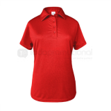 Playera tipo polo manga corta con silueta para dama
