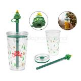 Vaso navideño holly