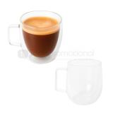 Taza de vidrio bruna