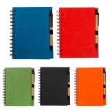 Libreta de cartón roxo