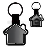 Llavero de metal villa