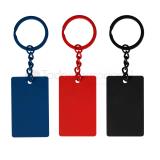 Llavero con placa nublar