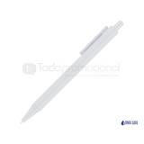 Bolígrafo blanco belma de tinta azul 