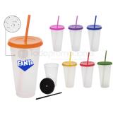 Vaso de plástico translúcido lib 