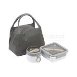 Juego de recipientes para alimentos mey.