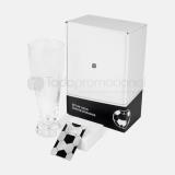 Set de vaso y destapador soccer