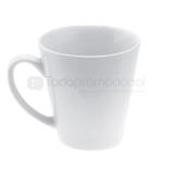 Taza conica blanca