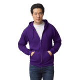Sudadera unisex con cierre y capucha adulto a color tallas s-xl