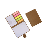 Estuche con notas adhesivas cubierta suave