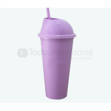 Vaso 24 oz. liberty tapa domo y popote sin impresión