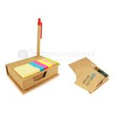 Kit de notas con porta pluma
