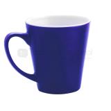 Taza cónica mate color azul cobalto