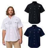 Camisa manga corta columbia tallas s-xl