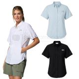 Camisa de manga corta con rejillas columbia  tallas xs-xl