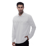 Playera manga larga polo caballero tallas xs-xl