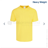 Playera peso completo cuello redondo manga corta caballero a color talla 2xl