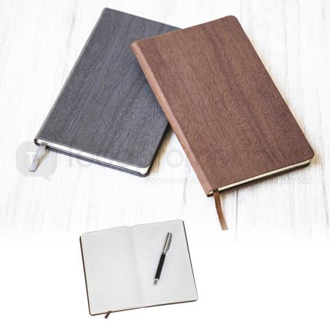 Encino Oficinas Secretaria Libreta Madera promocionales | O-035