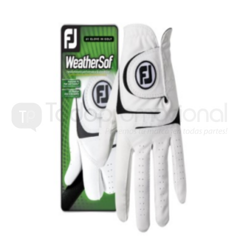 Lot De 6 Gants Footjoy WeatherSof – Blanc – Cadet Small – Gauchers – Neuf