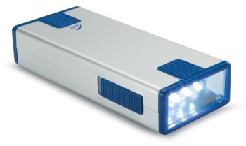 LINTERNA RECTANGULAR DE ALUMINIO CON 3 LUCES LED | Articulos Promocionales