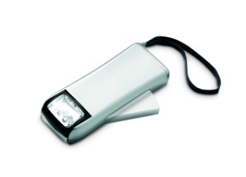 LINTERNA DINAMO CON 3 LUCES LEDS | Articulos Promocionales