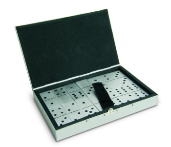 JUEGO DE DOMINO EN CAJA DE ALUMINIO | Articulos Promocionales