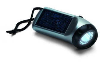 LINTERNA DE ENERGIA SOLAR CON 5 LEDS | Articulos Promocionales