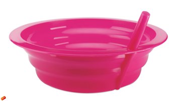 PLATO DE PLASTICO CON POPOTE INTEGRADO | Articulos Promocionales