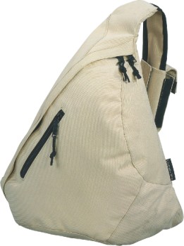 MOCHILA CON FORMA TRIANGULAR ELABORADA EN POLIESTER 600 D | Articulos Promocionales