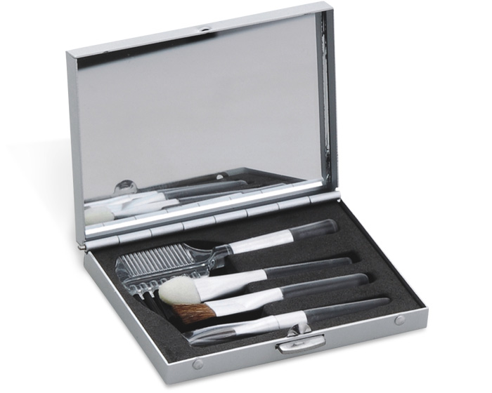 JGO D/APLICADORES MAQUILLAJE ROSE EM12  | Articulos Promocionales
