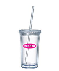 Vaso con popote | Articulos Promocionales