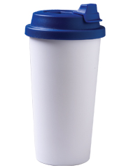Vaso de plástico con tapa Kerman | Articulos Promocionales