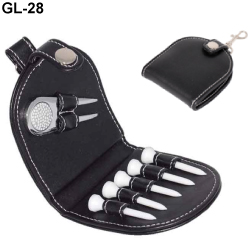 ACCESORIO PARA GOLF EN ESTUCHE DE CURPIEL | Articulos Promocionales