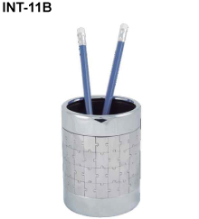 PORTAPLUMAS METALICO CON ROMPECABEZAS MAGNETICO | Articulos Promocionales