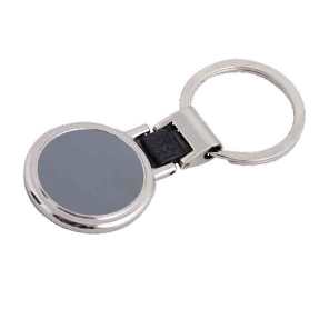 LLAVERO METÁLICO DE DOBLE VISTA CON PLACA DE ALUMINIO | Articulos Promocionales